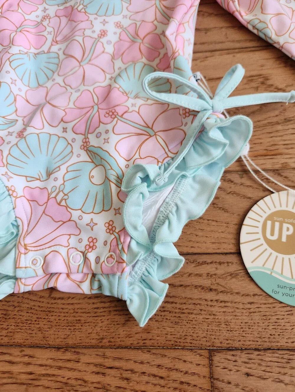 Baby Girl CADEN LANE Swim Suit Size 3-6 Months